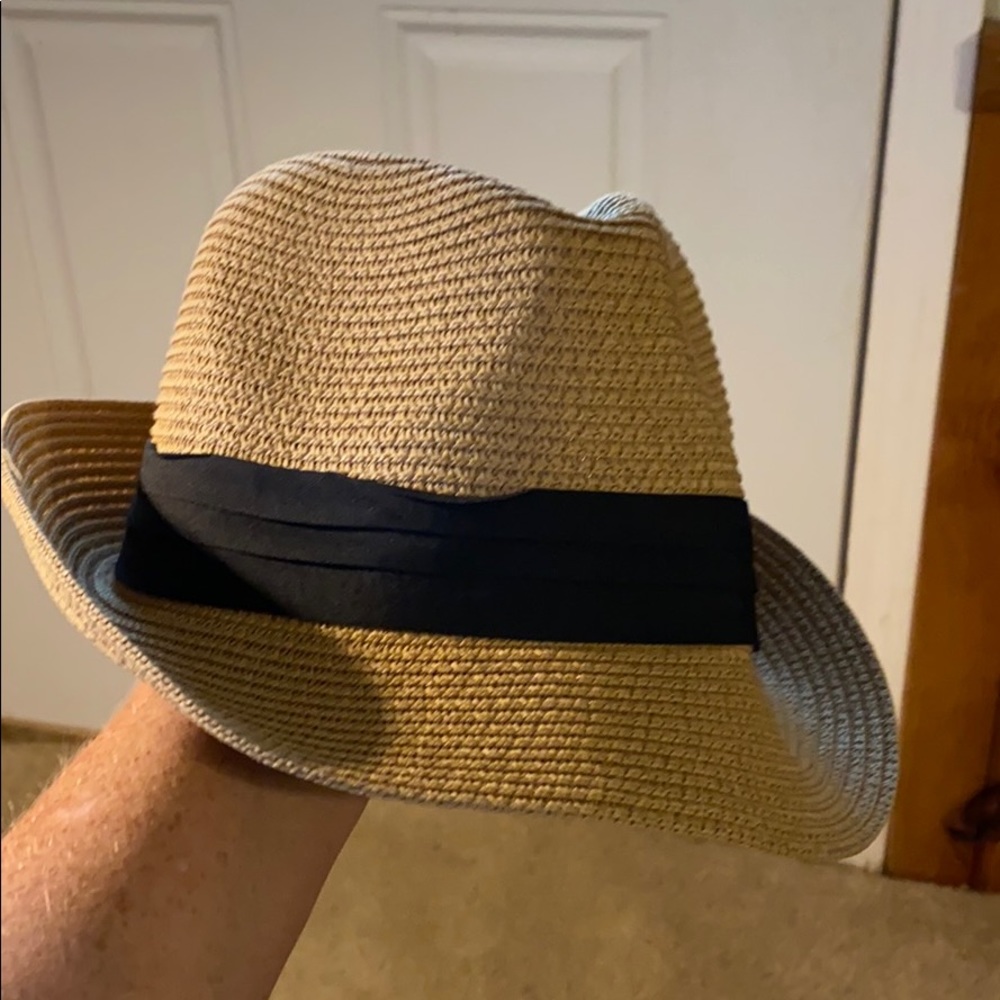 Straw Fedora Hat Panama Sun Hat